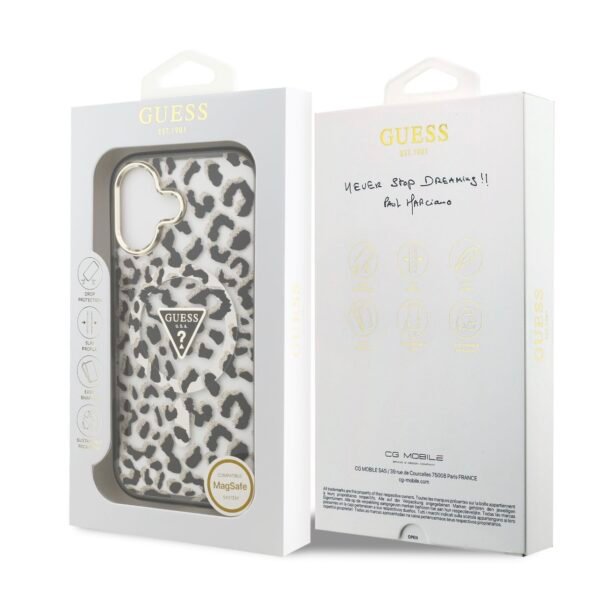 Leopard Design Phone Case from Guess